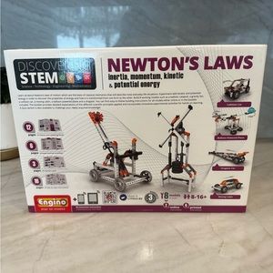 Newton’s laws seem kir inertia momentum kinetic and potential energy building